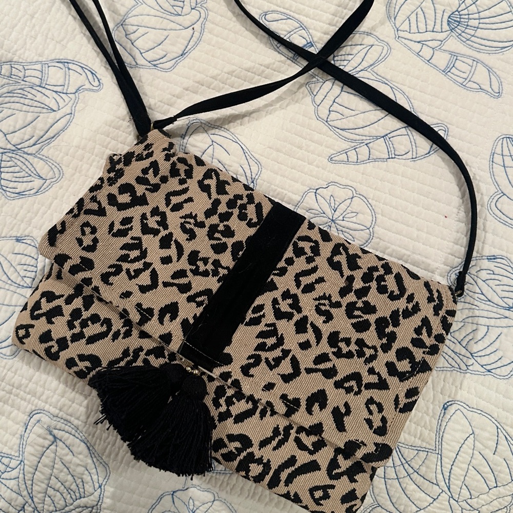 Leopard Print Crossbody Bag